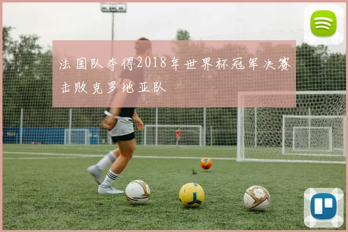 法国队夺得2018年世界杯冠军决赛击败克罗地亚队